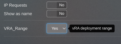 Configure vRA_Range