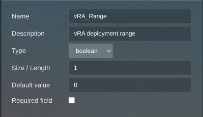 Sample configuration