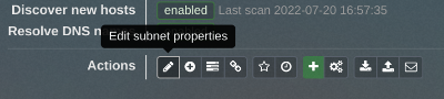 Edit subnet properties