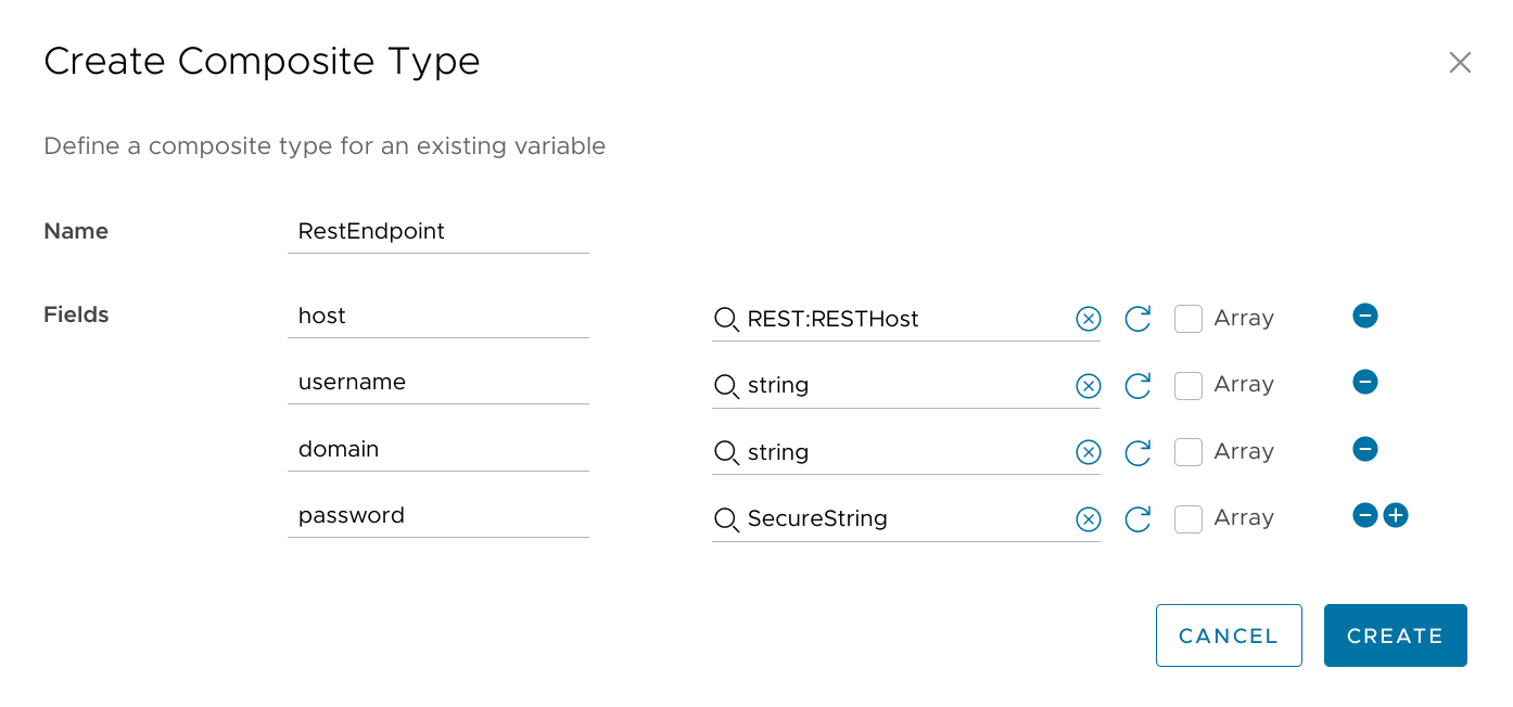 Creating a new composite type