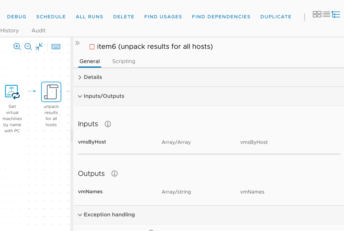 Task: unpack results for all hosts