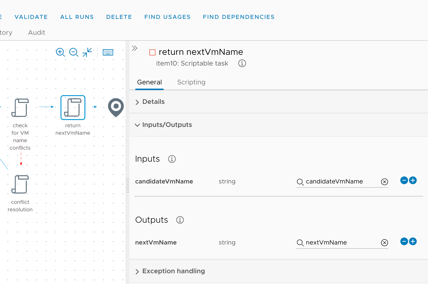 Task: return nextVmName