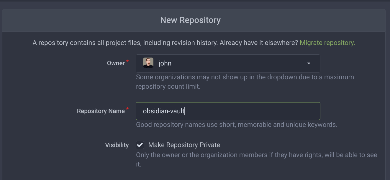 New repository