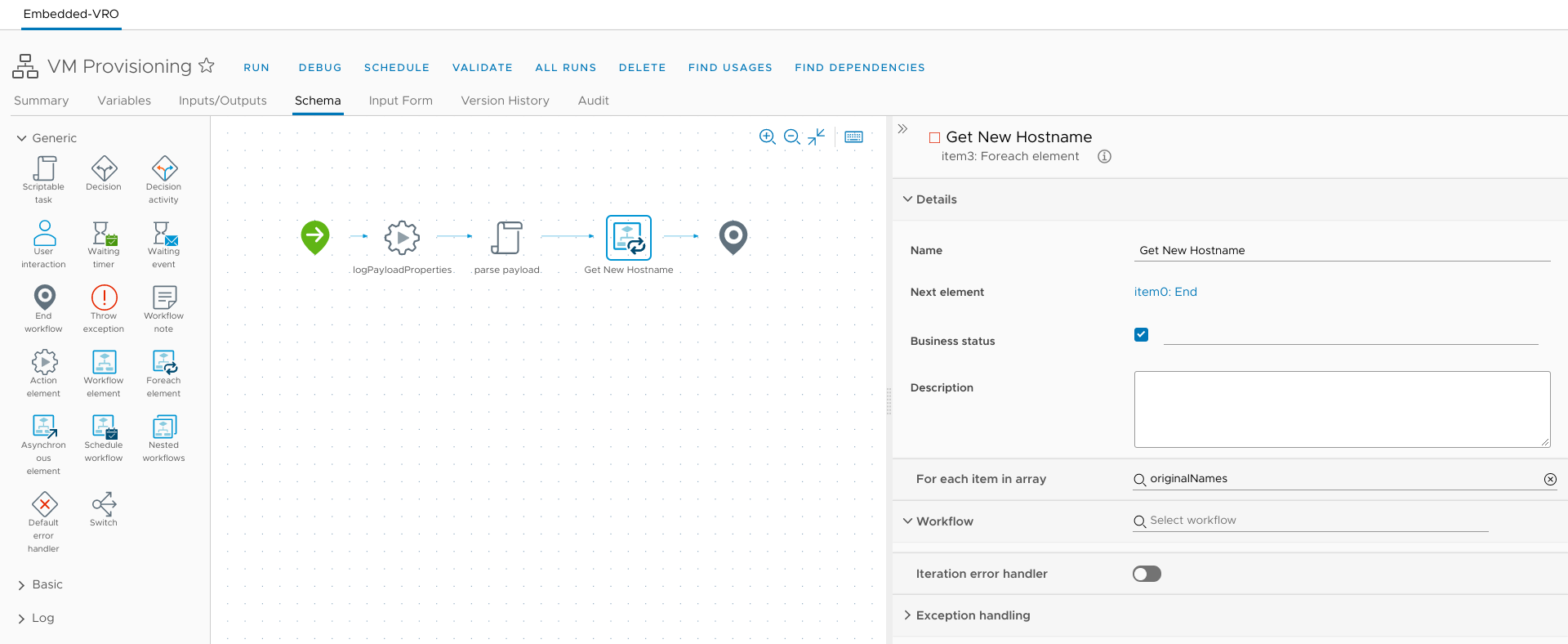 Nested workflow placeholder