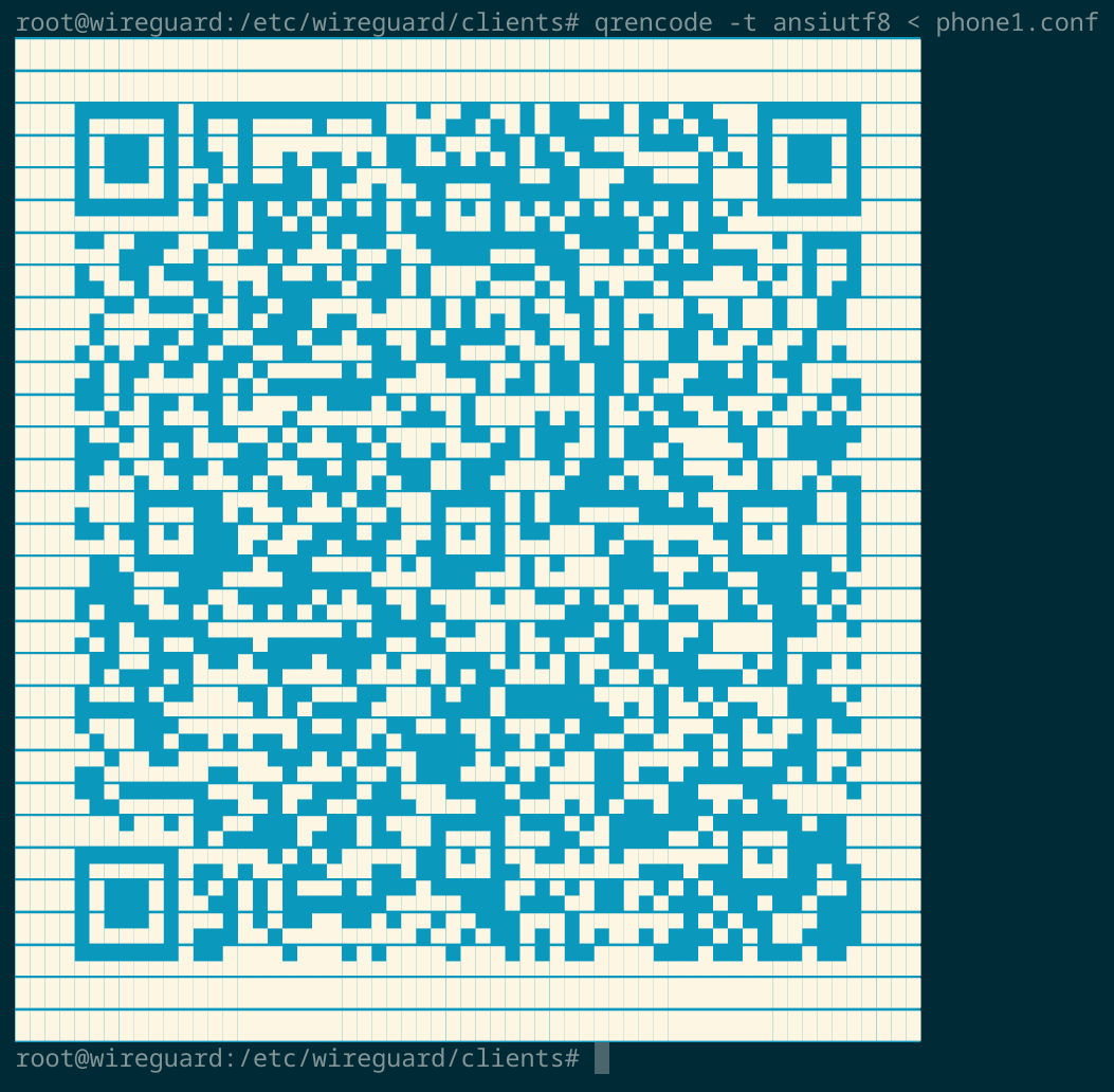 QR code config